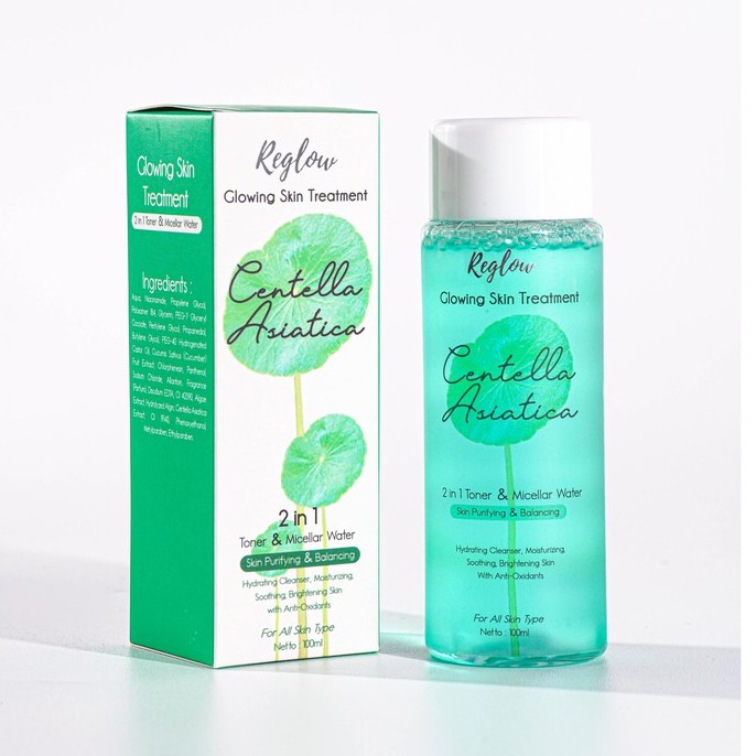 REGLOW SERIES Glowing Skin Treatment Original BPOM-Toner+Micellar Water