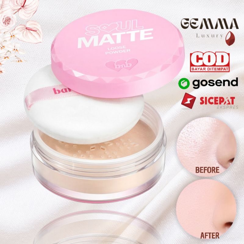 (GOSEND/COD) BNB BARENBLISS SOUL MATTE LOOSE POWDER | BEDAK TABUR KOREA WATERPROOF TAHAN AIR