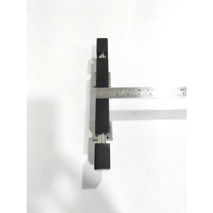 PEGANGAN PINTU RUMAH 35CM 3030 35.06 JMJ HITAM 2PASANG+BODY+RING KUNCI (G7123@2,D42,D452)