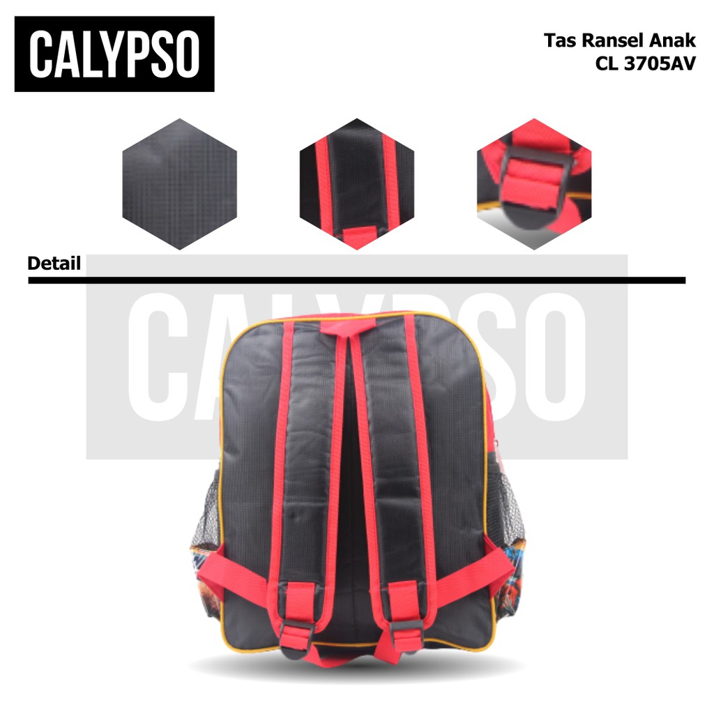 [KLIKTAS] Tas Sekolah Anak Laki TK Paud Kartun Calypso 3705 / Backpack Kartun Anak/Karakter Avangers