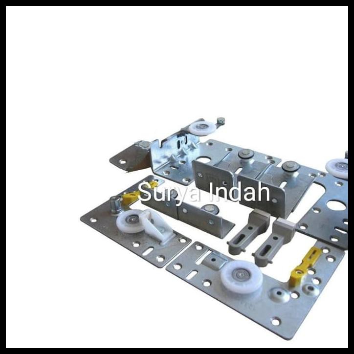 Produk Terbaik - Rel Sliding H-Tech Roda Sliding Gantung 2 Pintu