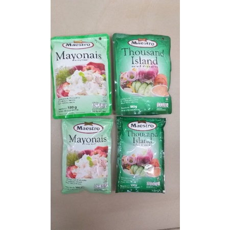 

maestro mayonais dan thousand island salad 180g & 100g