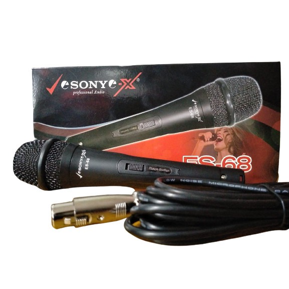 MIC KARAOKE VE SONY EX ES-68 MICROPHONE KABEL SONY MIC SONY ES-68