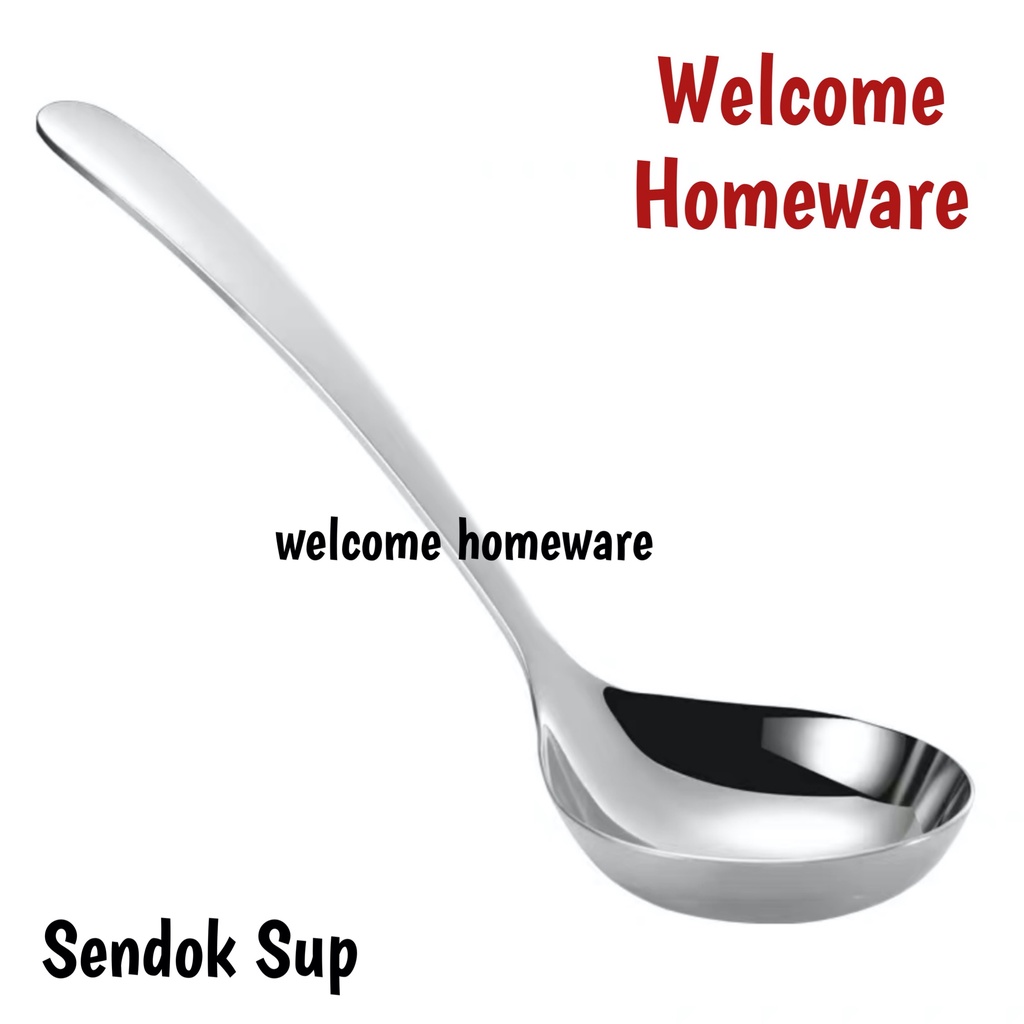 Sendok Sup Stainless Steel 304 / Sendok Sup / Sendok Saringan / Makan