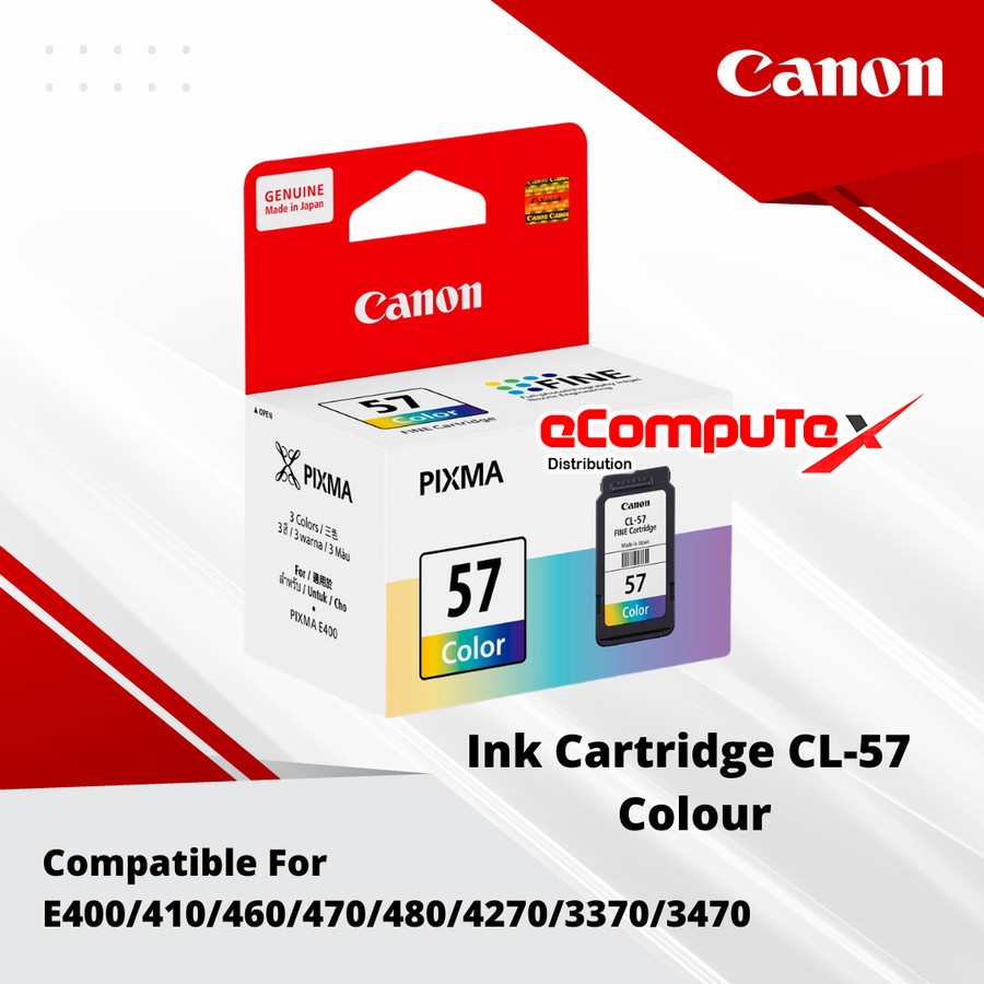 CARTRIDGE CANON CL-57 COLOR / TINTA CATRIDGE CANON CL57 COLOUR - RESMI