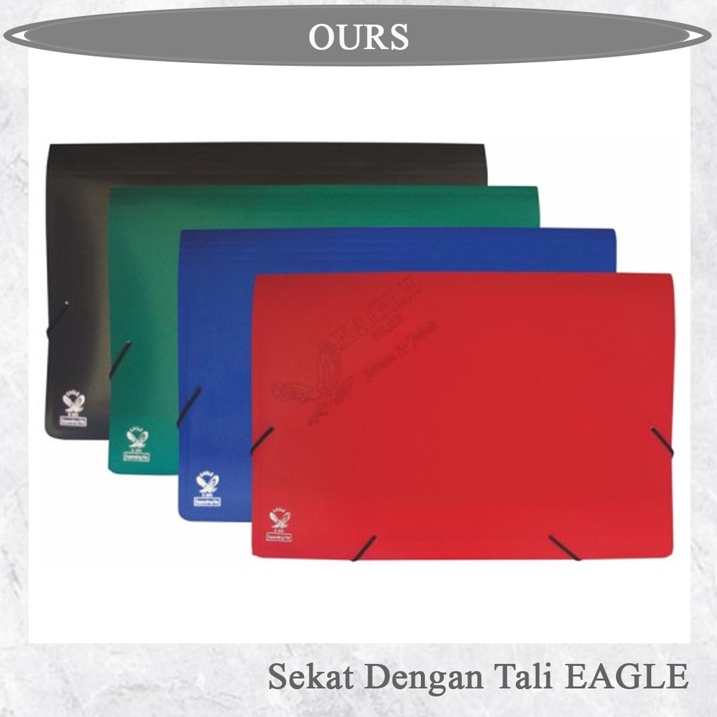 

EAGLE Expanding File F4 (Folio) E 345 13 Sekat Dengan Tali Karet Elastis