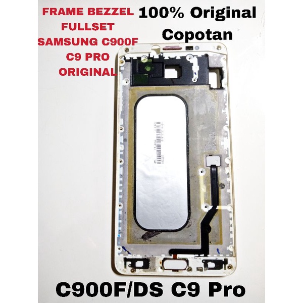 frame bezel bezzel tatagan tatakan lcd flexible charger fingerprint battery samsung c900f c9 pro ori