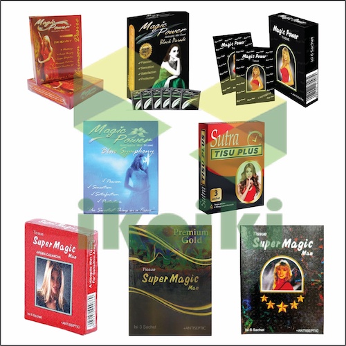 Tissue / Tisu Super Magic Man Original dan Cassanova / Magic Power Classic / Magic Power Merah Crims