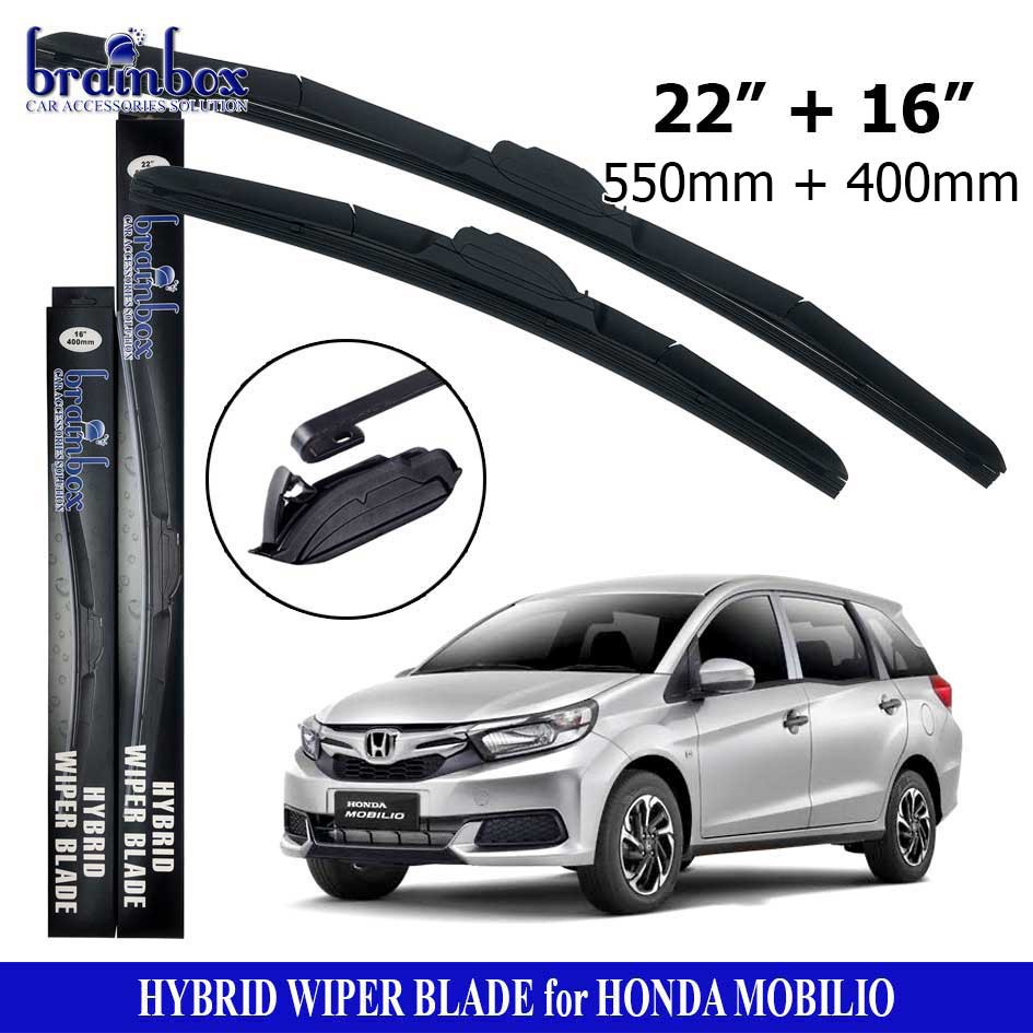 HIGH QUALITY Hybrid Wiper Blade Honda Mobilio Wiper Kaca Mobil Karet Pembersih Kaca Mobil Wiper Kaca