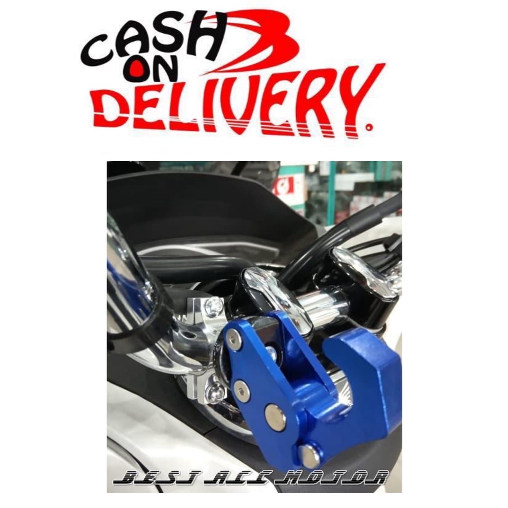 BIRU Gantungan Barang Motor Honda PCX Stang