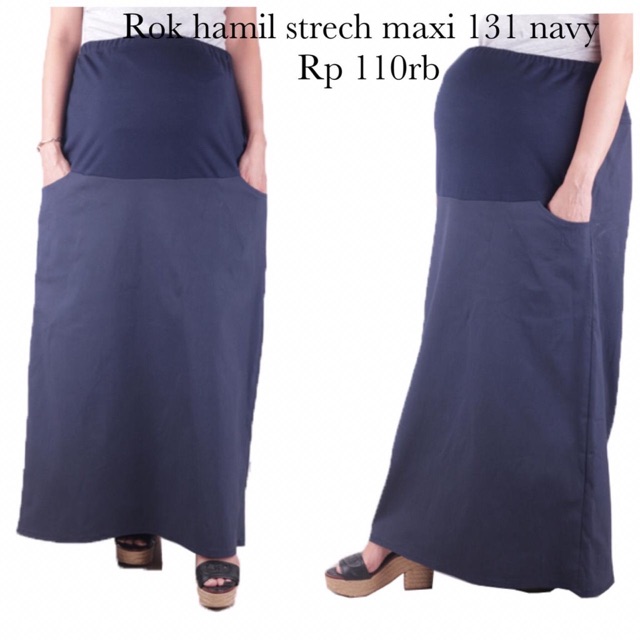 Rok Hamil Maxi 131 hanya tersedia navy dan abu