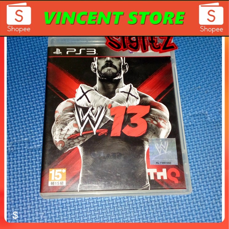 Asli bd PS3 kaset game WWE 13 WWF 13 W2K13 WWE13 WWF13 WWE 2013