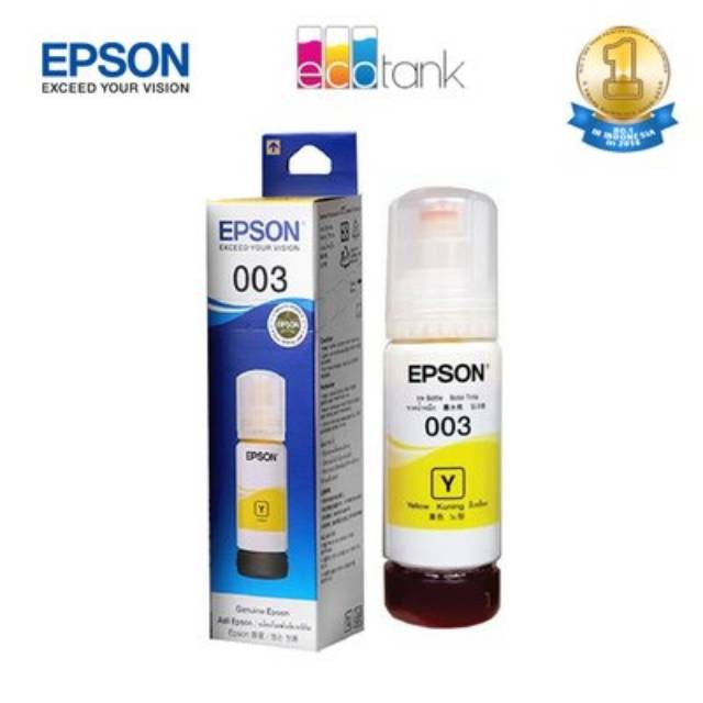 tinta EPSON 003 kuning (YELLOW) original printer EPSON L1110/L3110