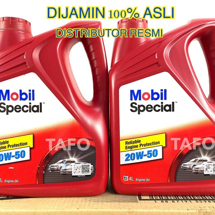 EXXON MOBIL SPECIAL 20w 50 4liter ASLI