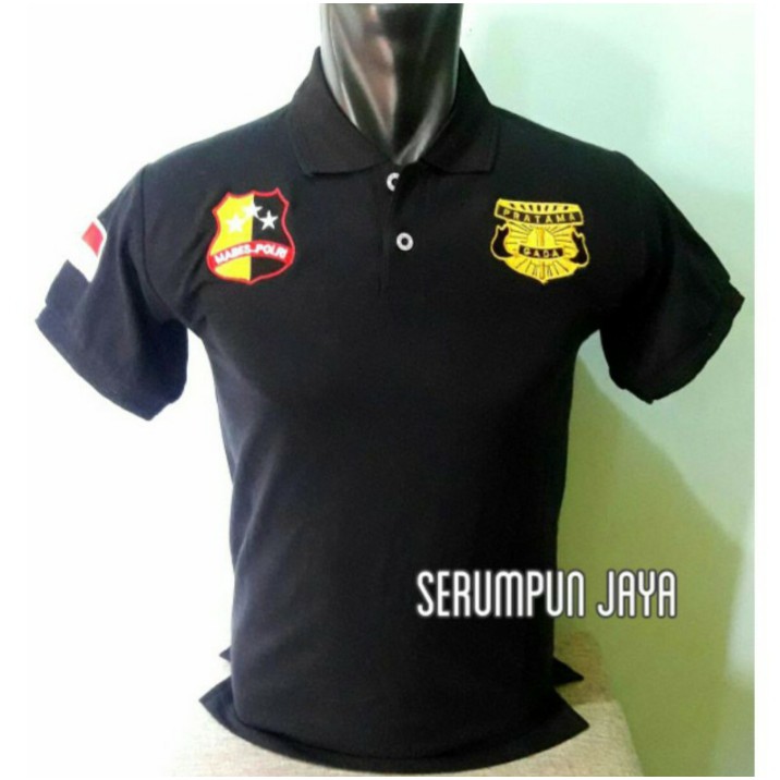 KAOS GADA PRATAMA - KAOS KERAH GADA PRATAMA SECURITY LENGAN PENDEK FULL BORDIR
