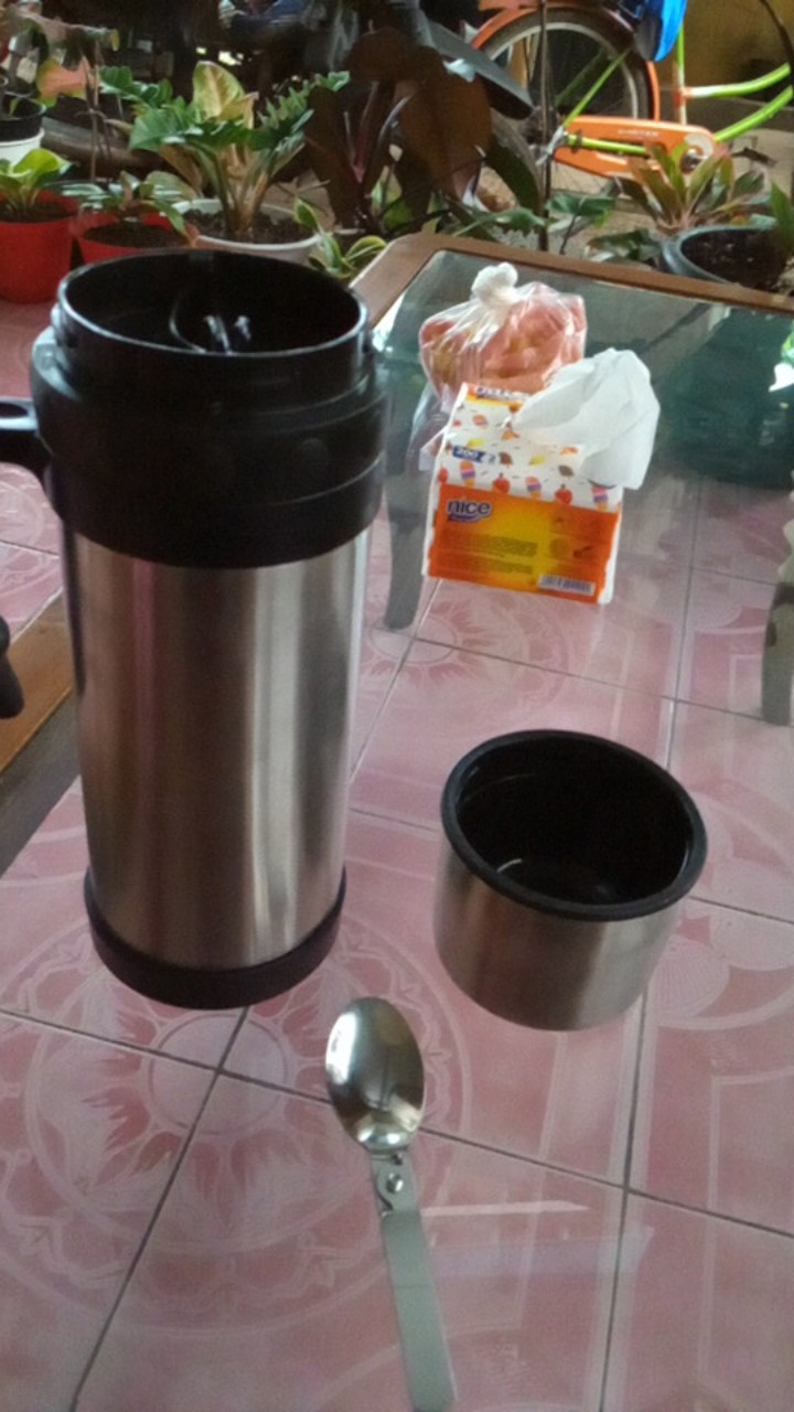 Yoshikawa Botol Vacuum Flask Stainless Steel 750 Ml Hr750 Silver