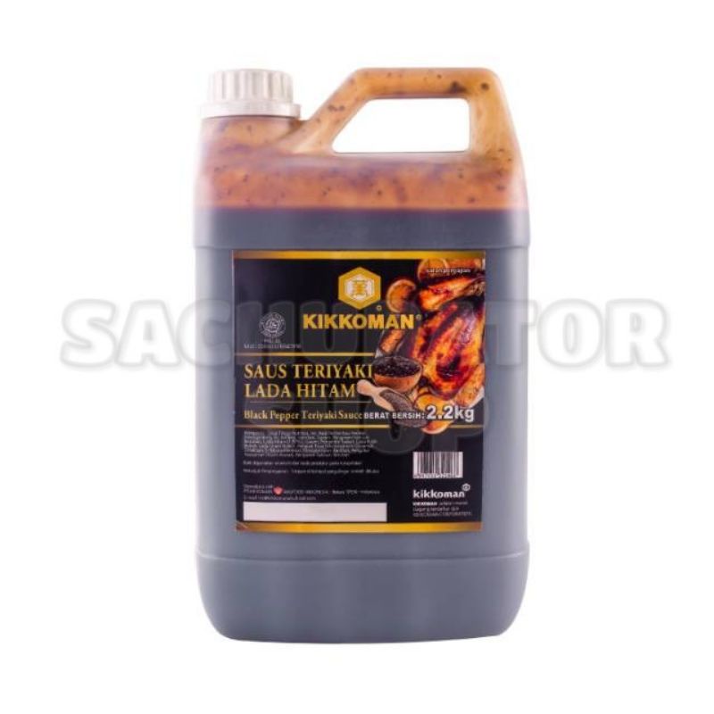 

Kikkoman Kikkomen Kikoman Kikomen Bumbu Saus Teriyaki Lada Hitam Black Pepper Blackpepper Teriyaki Sauce Jerigen 2,2 Kg