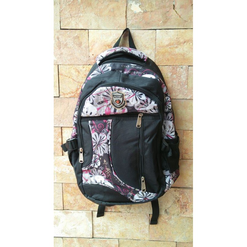 [Toko Hilya] Tas Sekolah Ransel Anak Perempuan Cewek Polo King
