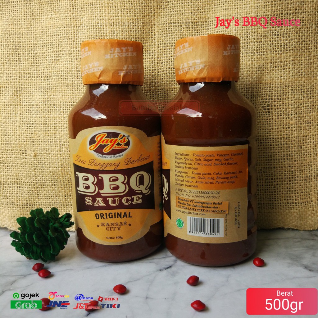 BBQ Sauce Jay's Original 500gr buat Steak / Sauce BBQ Original Kansas 500gr