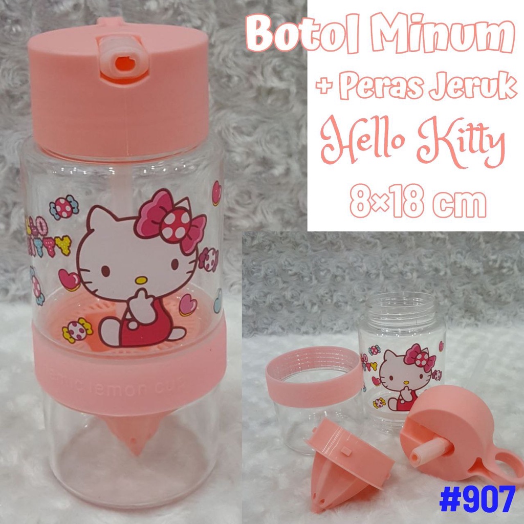 Botol Minum Hello Kitty / Botol Peras Jeruk Lemon
