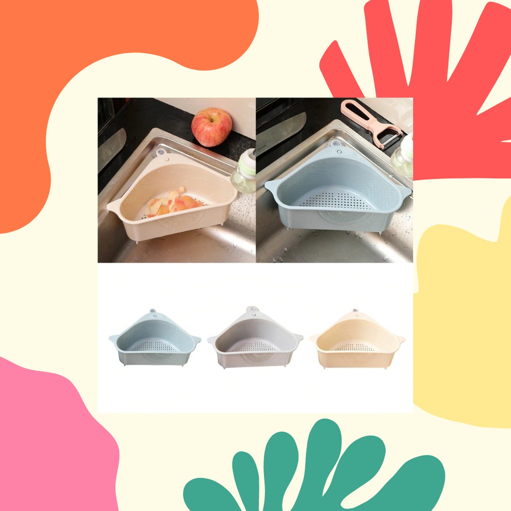 Rak Sudut Westafel | Saringan Wastafel Serbaguna Tirisan Air Organizer multifungsi