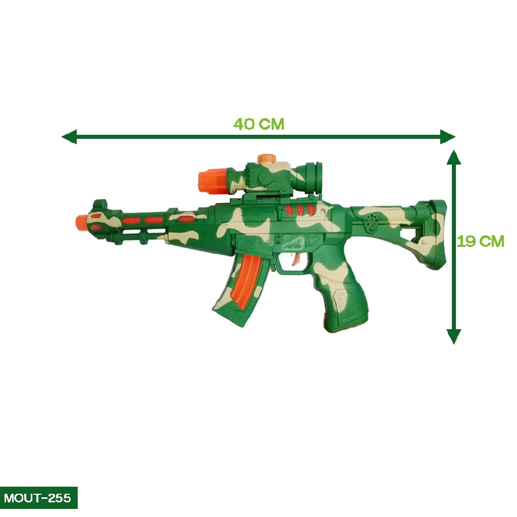 FORCE SOUND GUN - Mainan Tembakan Anak Berlaser dan Bersuara