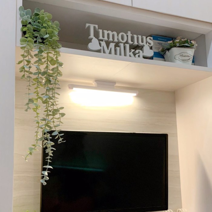 Lampu Meja - Lampu Neon Led Usb Portable Tempel Lemari Meja Belajar Kerja Emergency