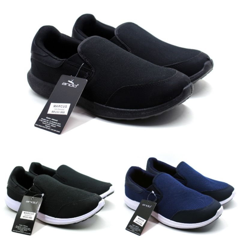 Sepatu Pria/Sepatu Slip On Pria/Ando Marcus/Size 38-43/Azzula Gallery