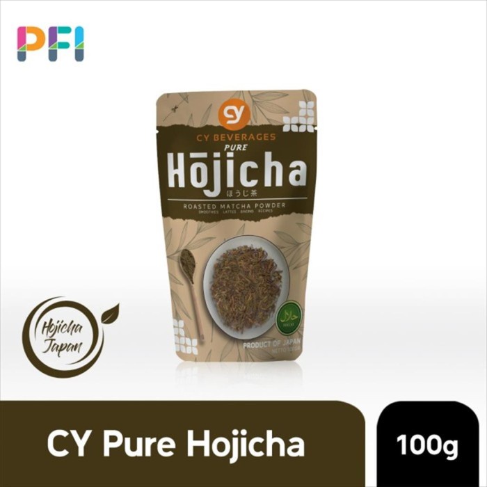 

(BISA COD) CY Pure Hojicha Roasted Matcha Powder 100g
