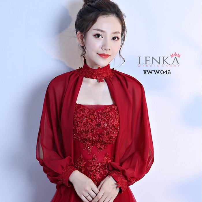 [TOKO TERPERCAYA] BOLERO PESTA PERNIKAHAN AKSESORIS PENGANTIN WANITA MODERN BWW048