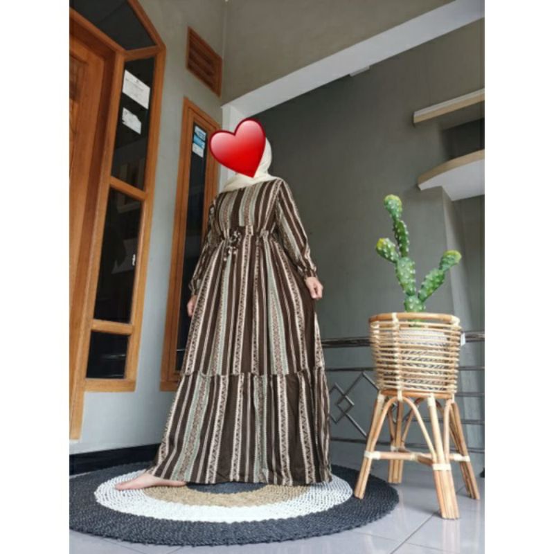 gamis rempel susun