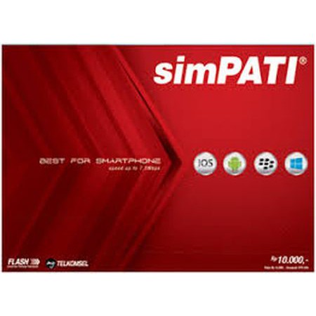 Kartu Perdana SIMPATI Pulsa 10rb| Nomor Sim Card Telkomsel Segel Baru