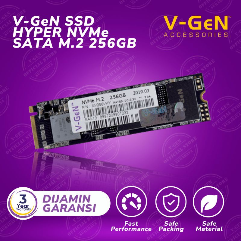 SSD M.2 NVME 256GB V-GeN