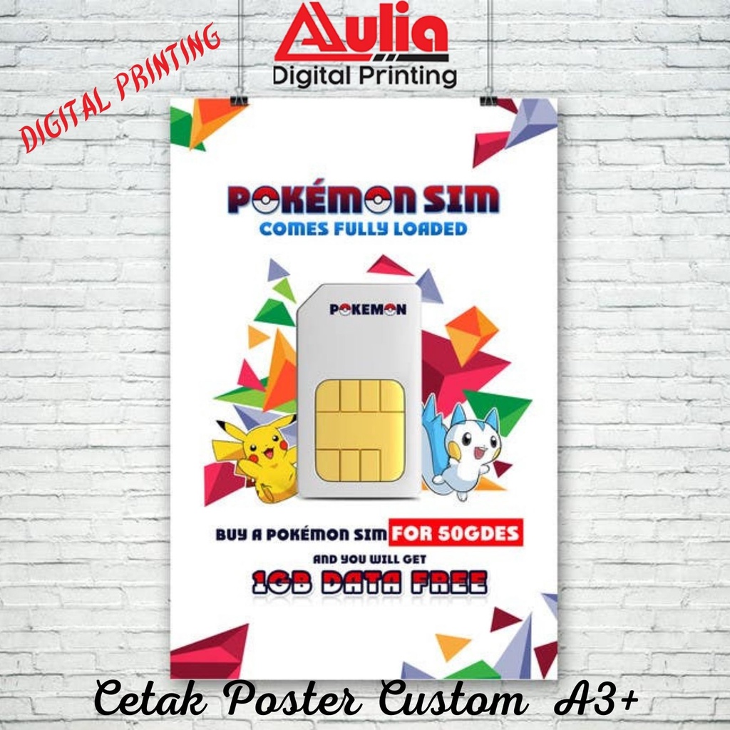 

Cetak Poster A3+ Murah AC 210gr | Design Custom | Art Carton 210gr