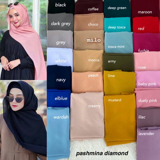 pashmina diamond italiano / pashmina diamond / pashmina sabyan