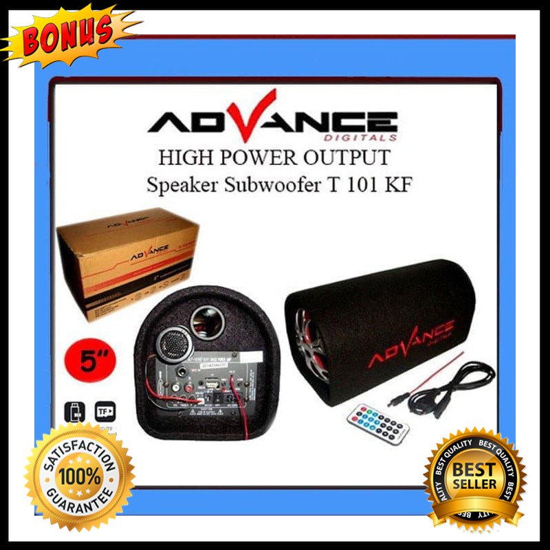 Promo SPEAKER PORTABLE ADVANCE T-101 KF suara bagus Diskon