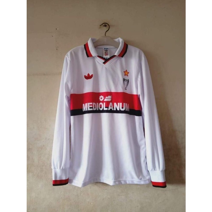 Jual Jersey Retro AC Milan Away Lengan Panjang 1990/91
