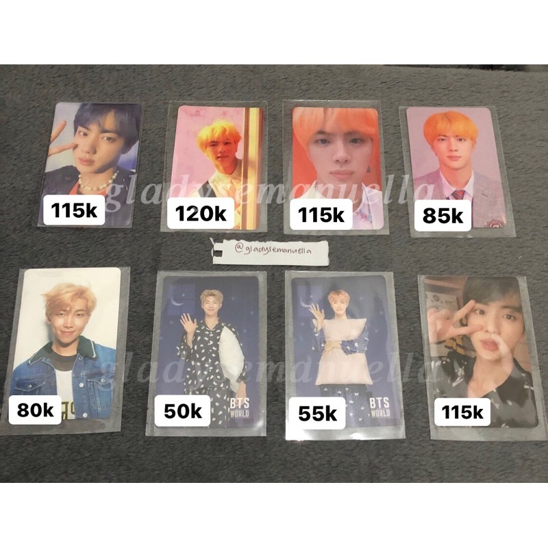 PHOTOCARD BTS OFFICIAL | JIN PERSONA 2 4 LY ANSWER S E L JHOPE NAMJOON BTSW HER V