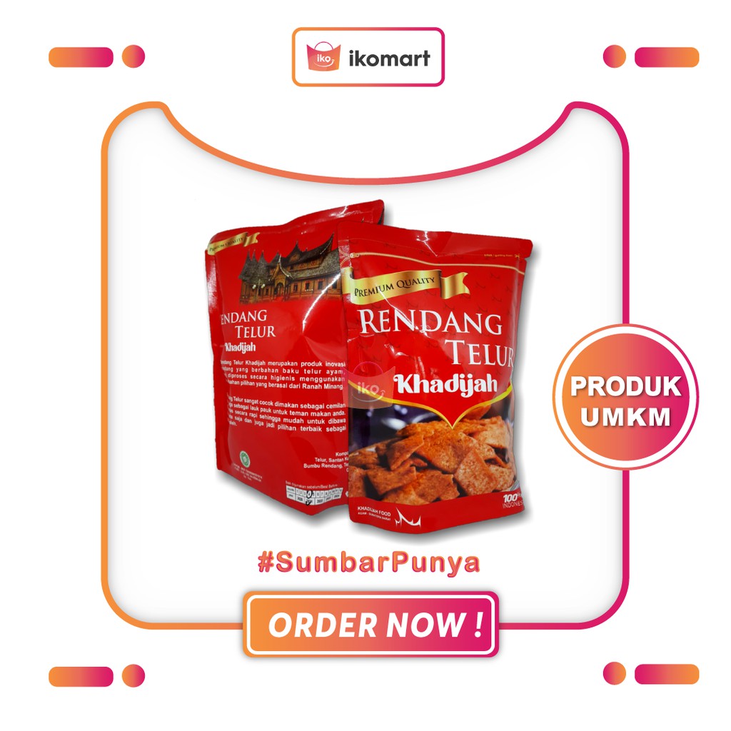 

Ikomart Rendang Telur Khadijah 200 gr