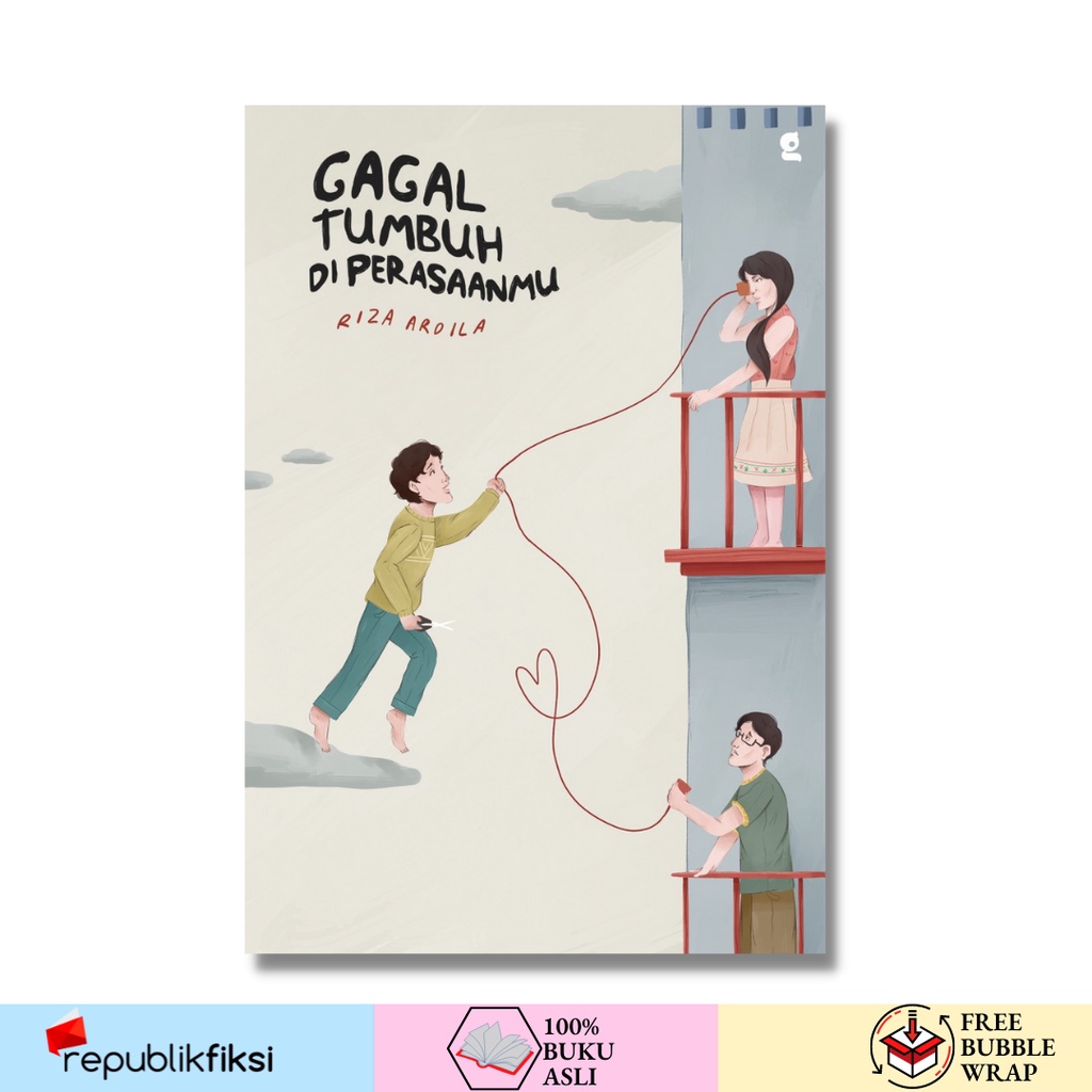 Buku Gagal Tumbuh Di Perasaanmu - Riza Ardila - Gradien Mediatama