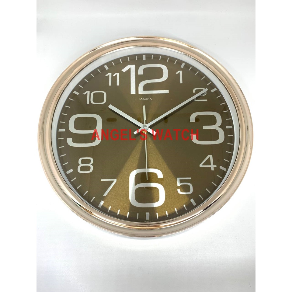 angelswatch jam dinding minimalist sakana a750 diameter 32cm/ jam dinding sakana/ jam dinding original sakana