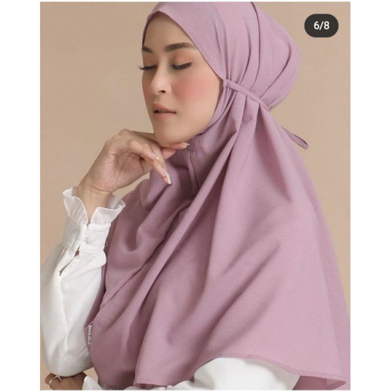 Hijab Instan Bergo Maryam / Bergo polos / Jilbab instan