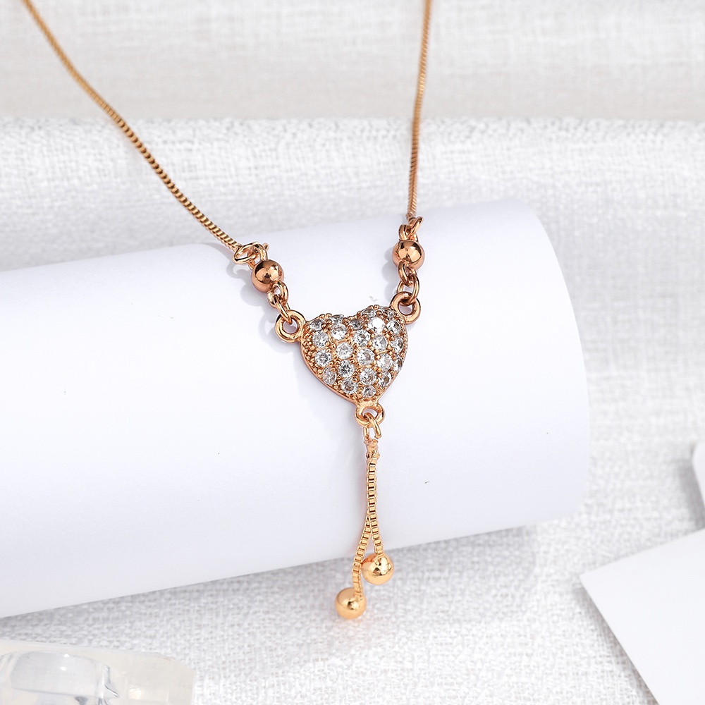 kalung choker korea kalung titanum anti karat emas korean style D073