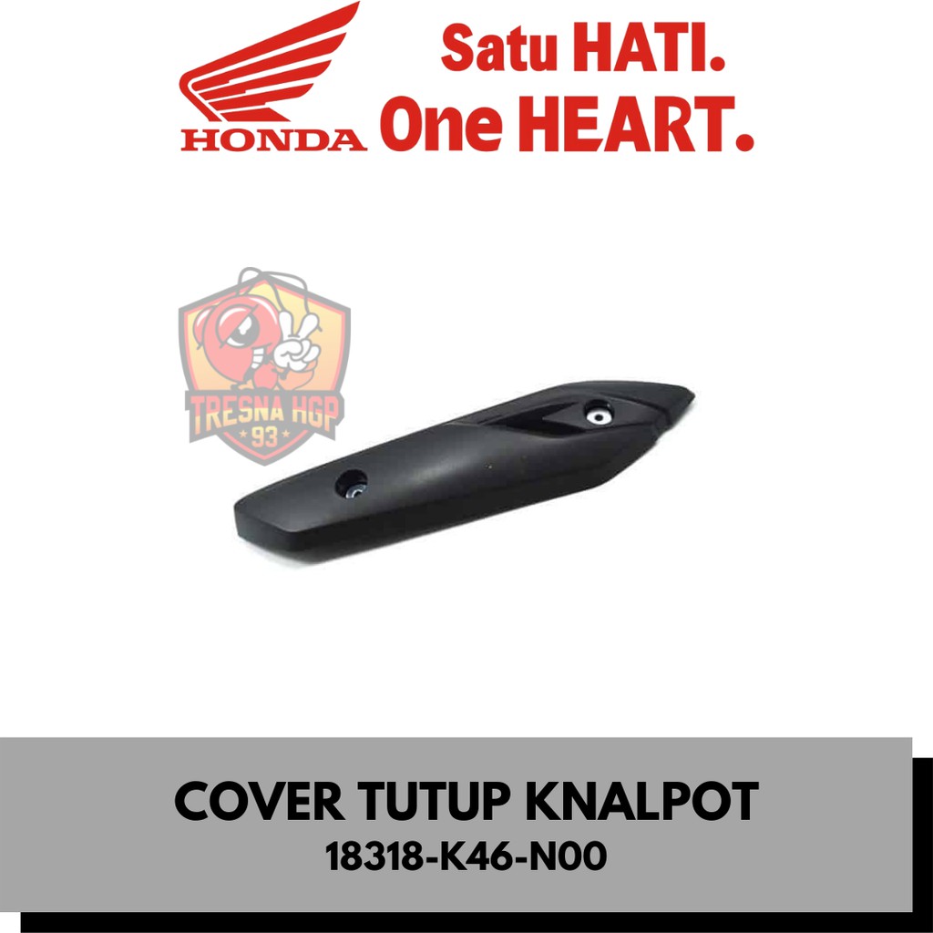 COVER TUTUP KNALPOT VARIO 110 FI ORIGINAL