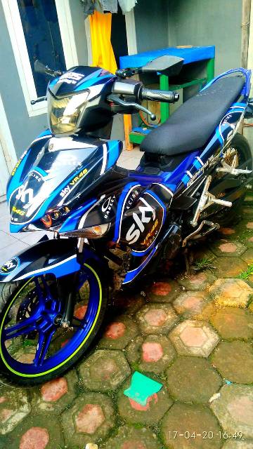 STIKER DECAL FULL BODY YAMAHA JUPITER MX KING 150cc V1 V2  2020 2022 SKY JUVENTUS TRANSFORMERS CUSTOM DESAIN SENDIRI