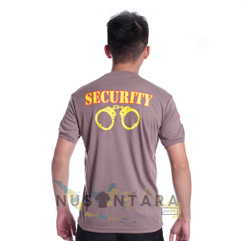 Kaos Satpam Kaos Security Kerah Standard Gada Pratama Satpam Sekuriti Borgol Terbaru