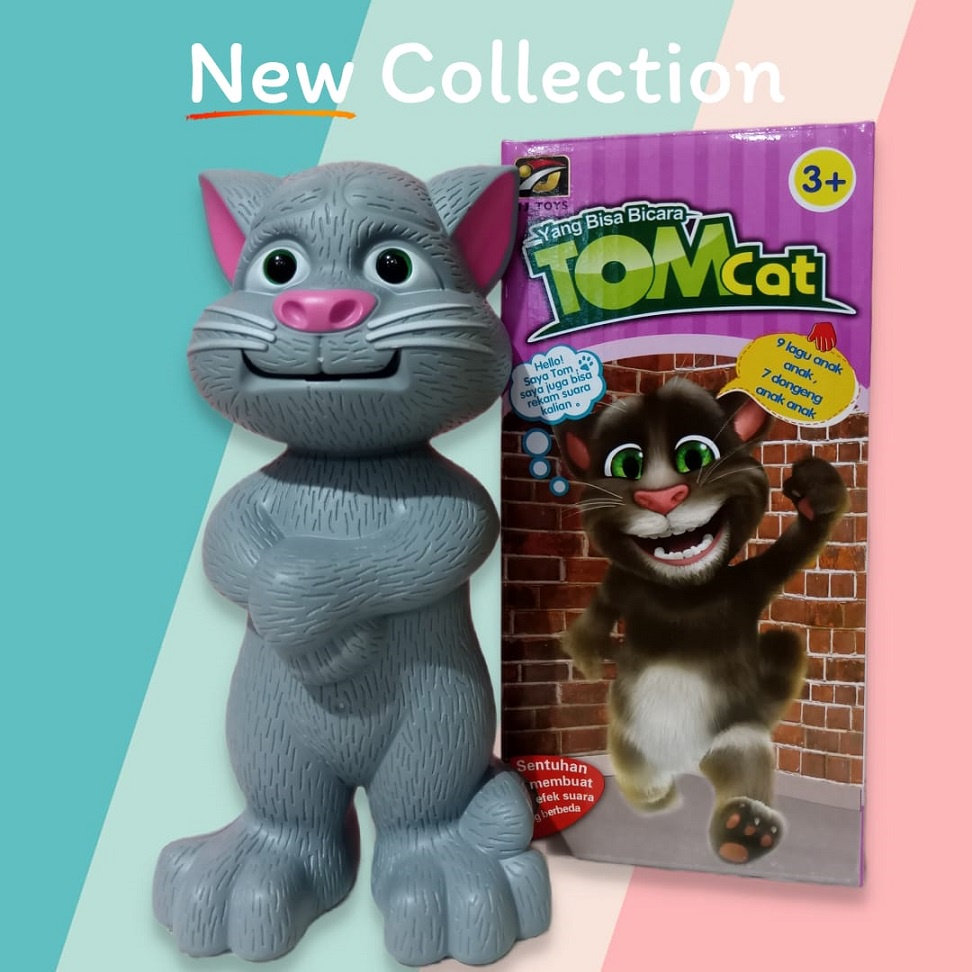 Tomcat Talking Bisa Bicara - Tom cat Boneka Kucing - Mainan Boneka Bisa Berdongen
