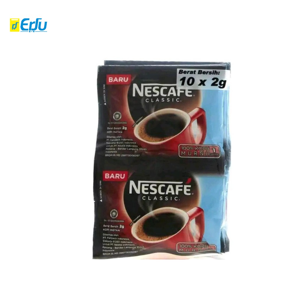 Jual Nescafe Classic Kemasan Sachet Pcs X Gr Shopee Indonesia