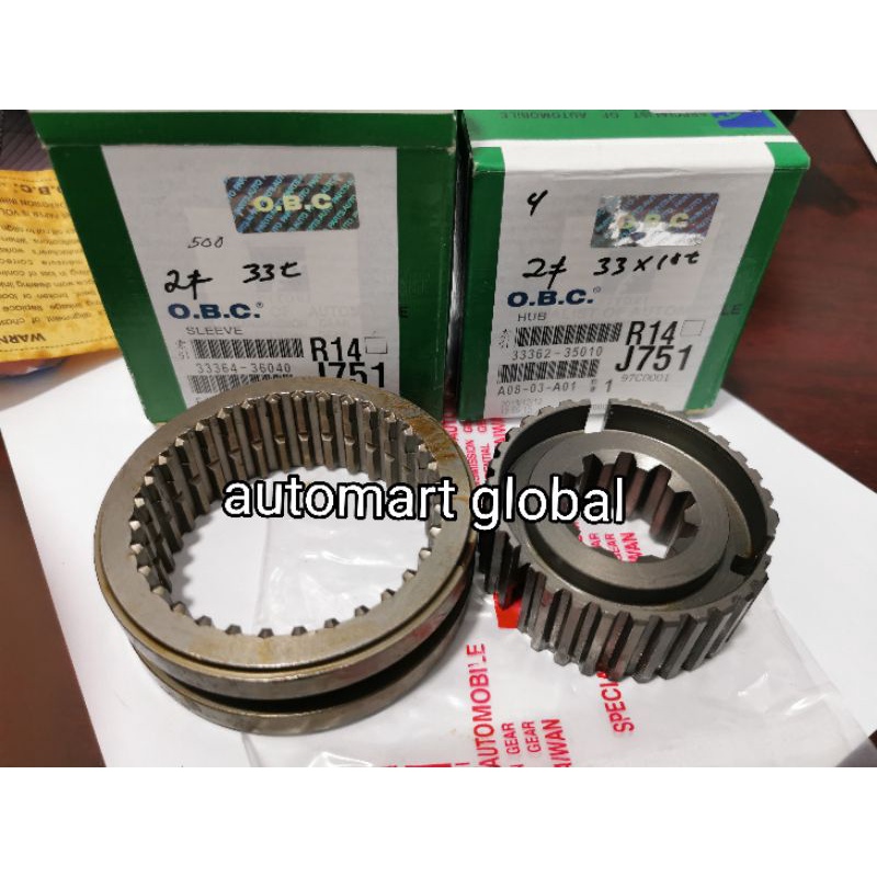 hub sleve syncronis toyota hardtop 2f