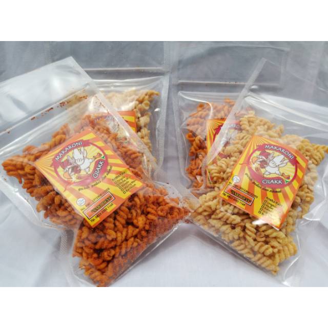 

Makaroni uril/spiral 190 gr, renyah gurih mantapp